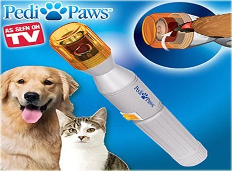 ערכת פדיקור מניקור PEDY PAWS לחיות מחמד, קוצץ ציפורניים המלטש ומשייף למניעת שריטות !