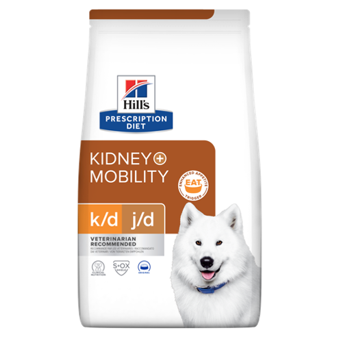 J/D+ K/D kidney and Mobility care 12 kg dry food dog