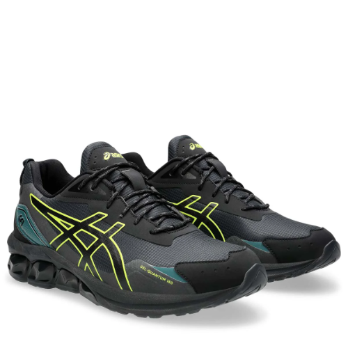 Asics Gel Quantum 180 LS Men Black Neon Lime נעלי ג'ל קוואנטום לגברים