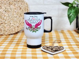 ספל תרמי איכותי עם הדפסה מתנות לאחיות, מתנות לרופאים