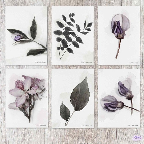 Floral Art Set of 6