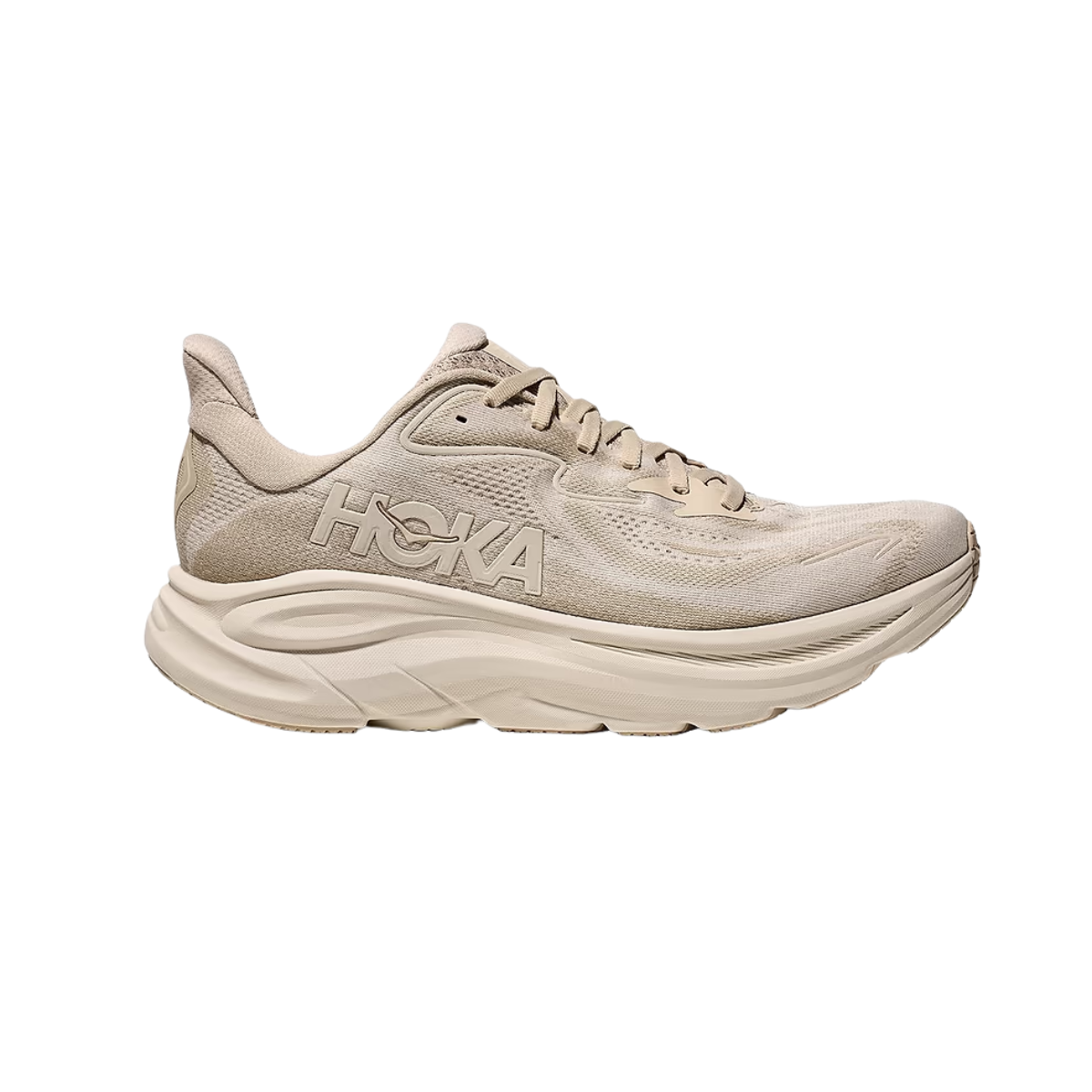 HOKA CLIFTON 10 נעלי ספורט גברים הוקה קליפטון 10 בצבע שיבולת/קרם