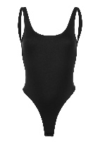 Black Backless Overall