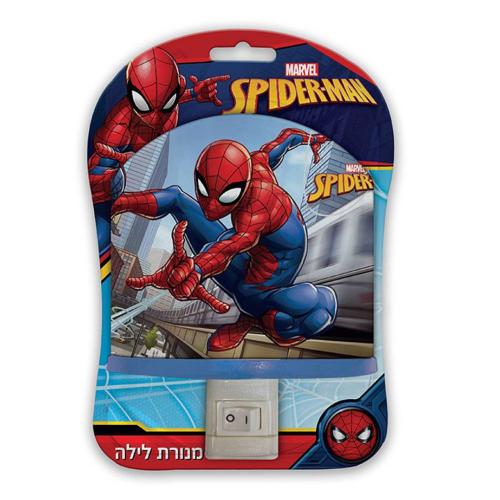 מנורת לילה ספיידרמן  לילדים - Spiderman