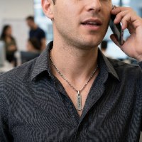 שרשרת מלבנית עם חריטה אישית