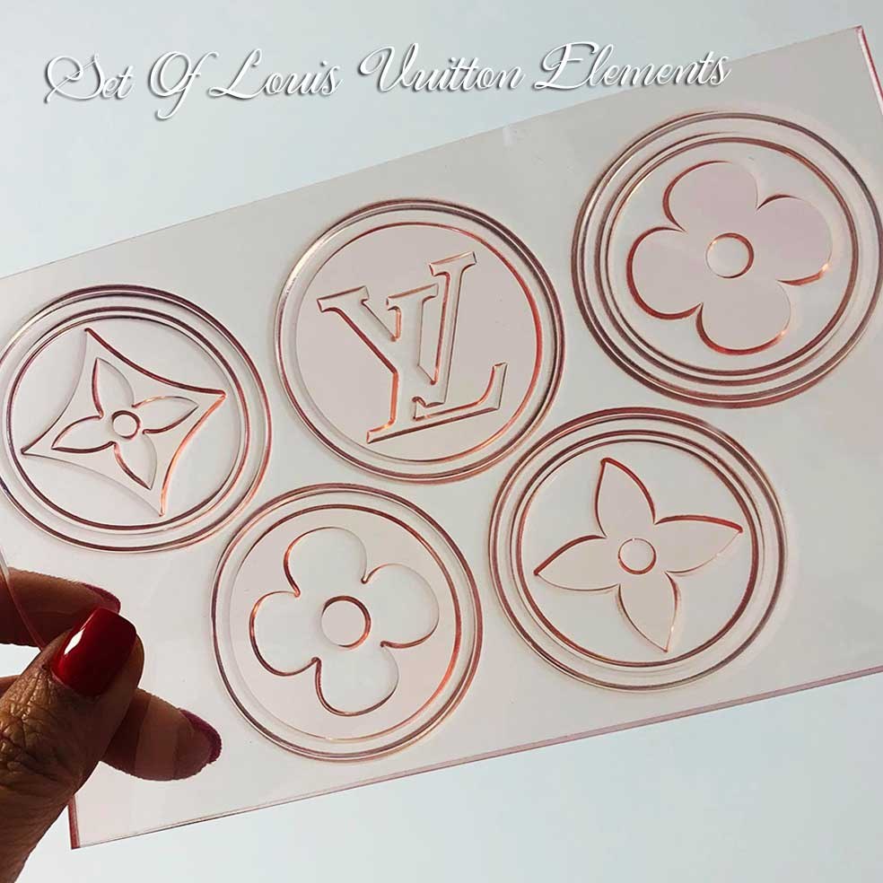 Louis Vuitton Elements Set Of 6 Embossed Stamps | Louis Vuitton Moulds