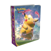 Pokemon TCG: SWSH- Vivid Voltage Mini Portfolio קלפי פוקימון מקוריים מיני אלבום עם בוסטר