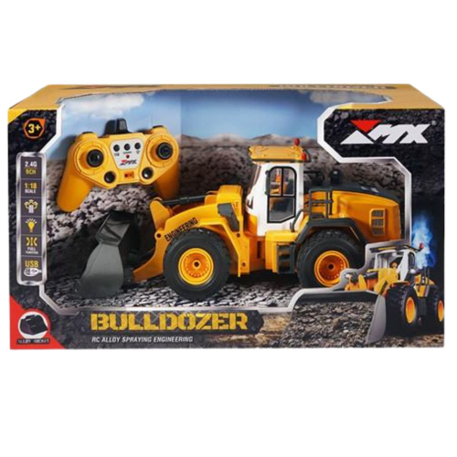דחפור עם שלט - BULLDOZER 1:18 708645