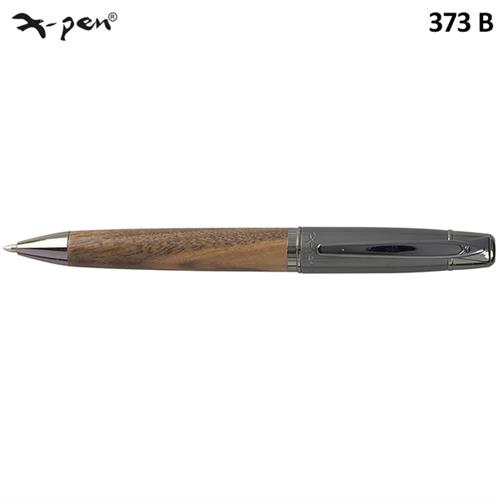 עט X-Pen  פואם כדורי עץ לכה מט+ מתכת טיטניום מבריק  XP-373b POEM