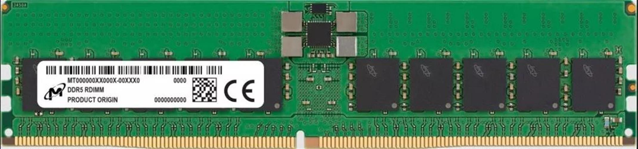 זיכרון לשרת - Micron RDIMM DDR5 4800MT/s ECC 32GB