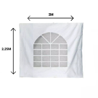 ברזנט שמשונית PVC שקופה נגד גשם 2.00*2.25