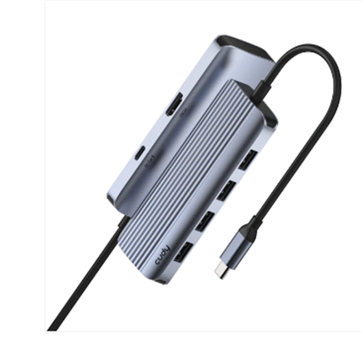CUDY 6-IN-1 USB-C Hub 4K HDMI UH500