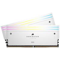 ערכת זיכרון Corsair DDR5 32GB (2x16GB) 6000 CL30 Dominator Titanium RGB לבן