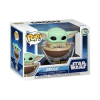 פופ מלחמת הכוכבים -  גרוגו עם קרסט -  Funko Pop Star Wars Mandalorian and Grogu #823