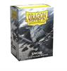שלג - סליבים מגנים Dragon Shield Matte לקלפים סטנדרטיים – 100 יחידות | מגוון צבעים לבחירה