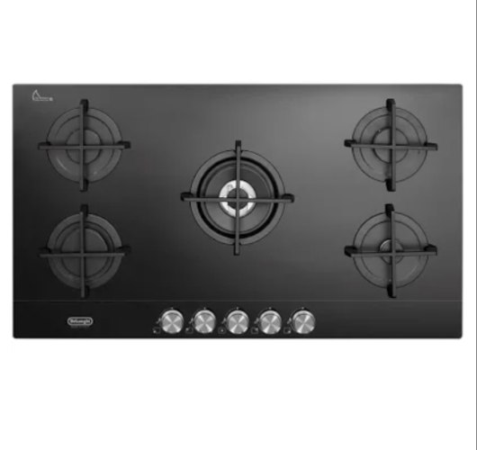 כיריים גז 5 להבות 90 ס”מ דלונגי Delonghi NSL590NCIL גימור שחור