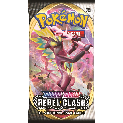 Pokemon TCG: SWSH02 Rebel Clash Booster pack קלפי פוקימון TCG מקוריים חבילת בוסטר רבל קלאש