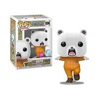 בובת פופ אקסקלוסיבי וואן פיס בפו פרוותי - Funko Pop One Piece Bepo Flocked Special Edition #1896