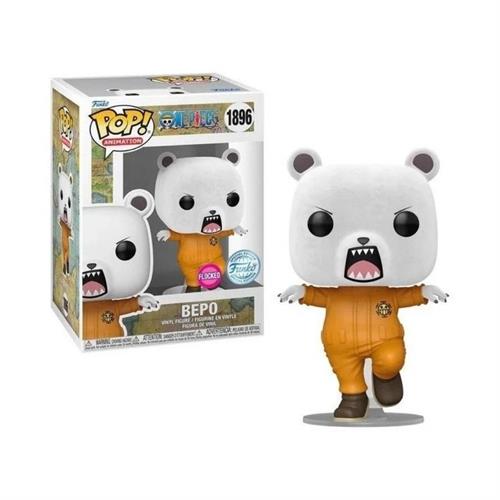 בובת פופ אקסקלוסיבי וואן פיס בפו פרוותי - Funko Pop One Piece Bepo Flocked Special Edition #1896