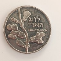 גיבור כארי/ לוע הארי - שנת 1990, מדליה ניקל- נחושת, 30 מ"מ
