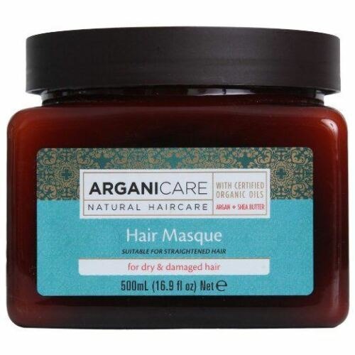 ARGANICARE HAIR MASQUE מסכה להזנה ושיקום השיער ארגניקר לשיער יבש ופגום