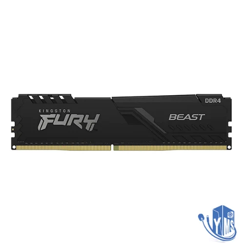 זיכרון למחשב Kingston Fury Beast KF432C16BB/8 8GB DDR4 3200Mhz
