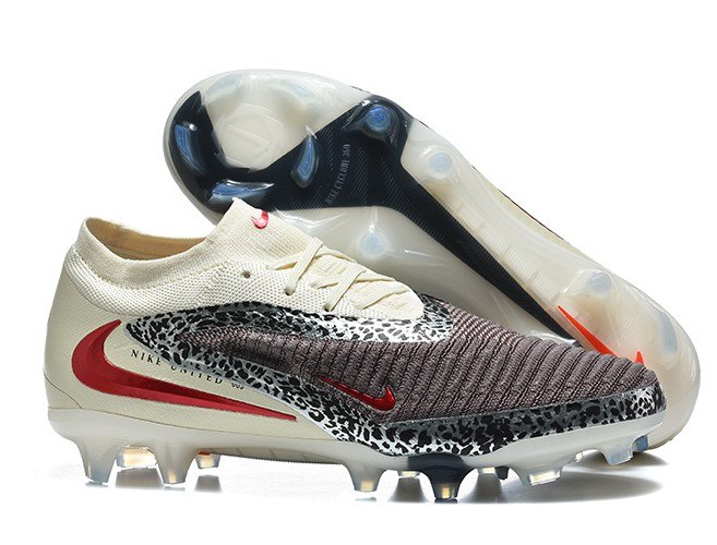 נעלי כדורגל Nike Phantom GX אפור אדום