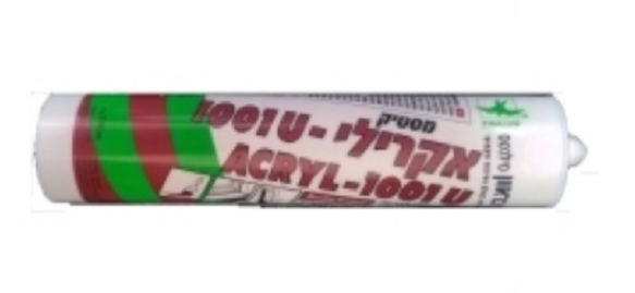 מסטיק אקרילי 1001U לבן (25 במארז)