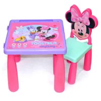 דיסני סט שולחן וכיסא מיני לילדים Disney Table with Minnie Chair