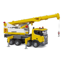 משאית סקניה מנוף ליבהר - Bruder Scania Super 560R Liebherr 03571