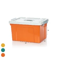 קופסת אחסון צבעונית 25 ל'