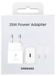 מטען קיר מהיר Samsung 25W PD עם כבל USB-C ל-USB-C