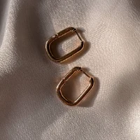 עגילי ריס |עגיל חישוק מרובע
