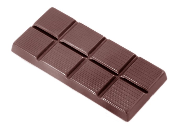 תבנית פוליקרבונט טבלת שוקולד 6 יח' 31 גרם CW2299