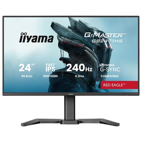 מסך מחשב לגיימינג IIYAMA 23.8" G-Master IPS FHD 240Hz 0