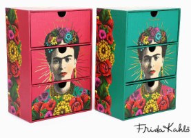 ארגונית מגירות פרידה קאלו Frida Kahlo  - מיקס צבעים