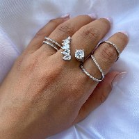 טבעת ספירלה דולי - כסף 925