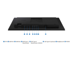 מסך SAMSUNG S24D408GAM IPS FHD 100hz Speakers DP 2XHDMI USB HUB