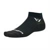 שחור S - גרבי ריצה מנדפות ללא תפרים Swiftwick ASPIRE One