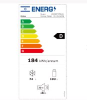 מקרר אינטגרלי מקפיא תחתון 267 ליטר דגם MIDEA HD-351RWEN מידאה