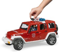 Bruder רכב חילוץ כיבוי אש  Jeep Rubicon