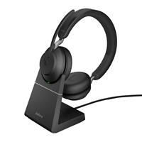 אוזניות JABRA EVOLVE2 65 UC STEREO USB-A / BLUETOOTH HEADSET + STAND