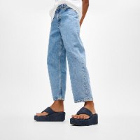 כפכף פלטפורמה וודג' כחול נייבי פיטפלופ FITFLOP