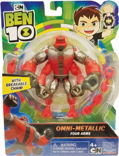 דמות בן 10 ארבע זרועות מטאלי - Ben 10 Omni-Metallic  Four Arms