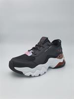 SKECHERS|סקצ'רס- אופנה נשים- פלטפורמה שחור מנומר