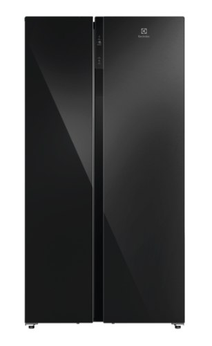 מקרר אלקטרולוקס Electrolux ESE6205B-B SBS - גימור זכוכית שחורה