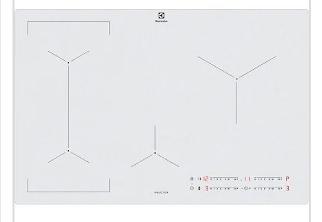 כיריים אינדוקציה אלקטרולוקס 80 ס"מ MULTIZONE ELECTROLUX