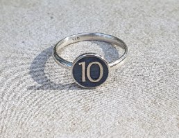 טבעת חותם קטנה בהתאמה אישית 10 S