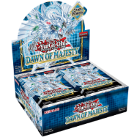 Yu-Gi-Oh DAMA Dawn of Majesty Booster Box, קלפי יו-גי-הו TCG מקוריים בוסטר בוקס דאון אוף מג'סתי