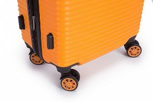 סט 3 מזוודות איכותיות SWISS  - צבע כתום